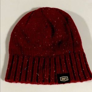 Beanie hat.